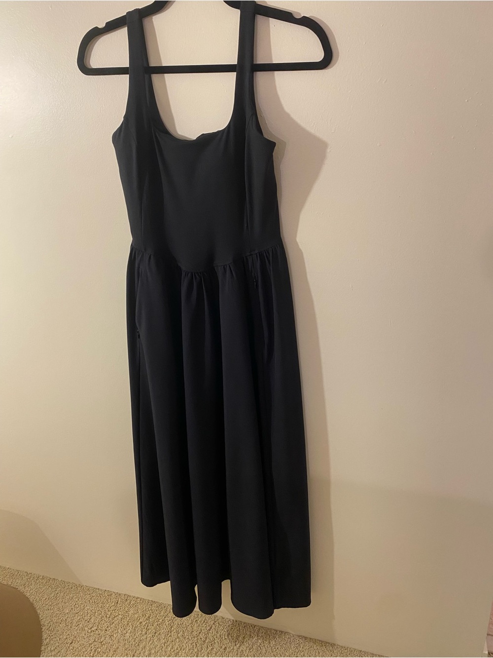 Zella Black Lightweight tank dress
